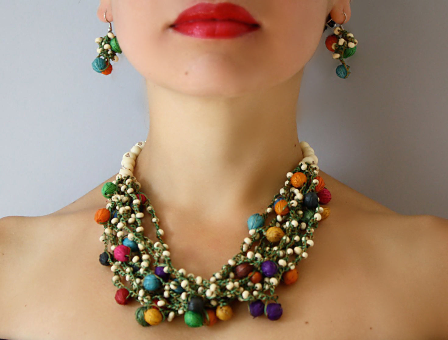 Multicolour Seed Necklace