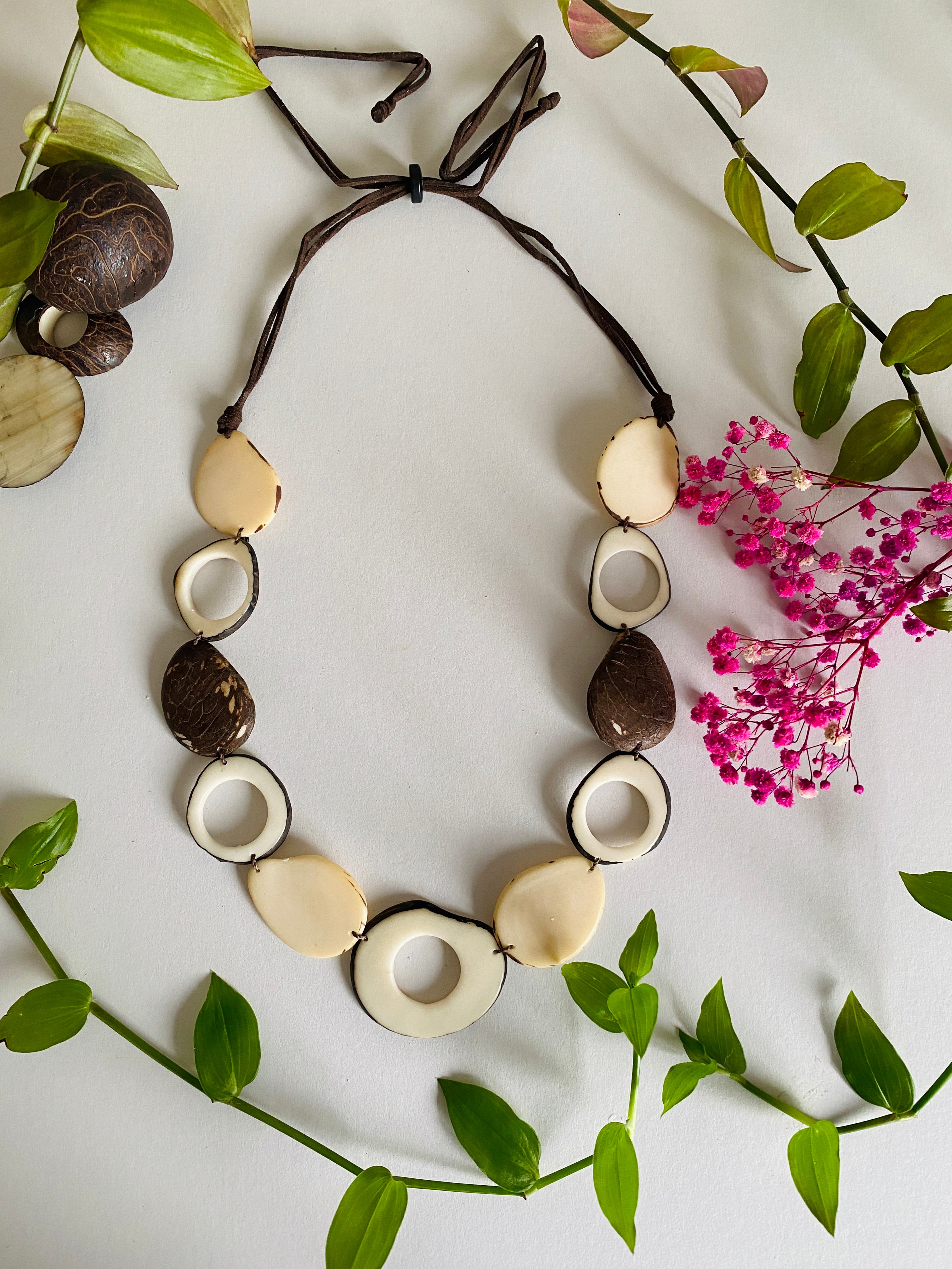 Natural Seed Tagua Necklace