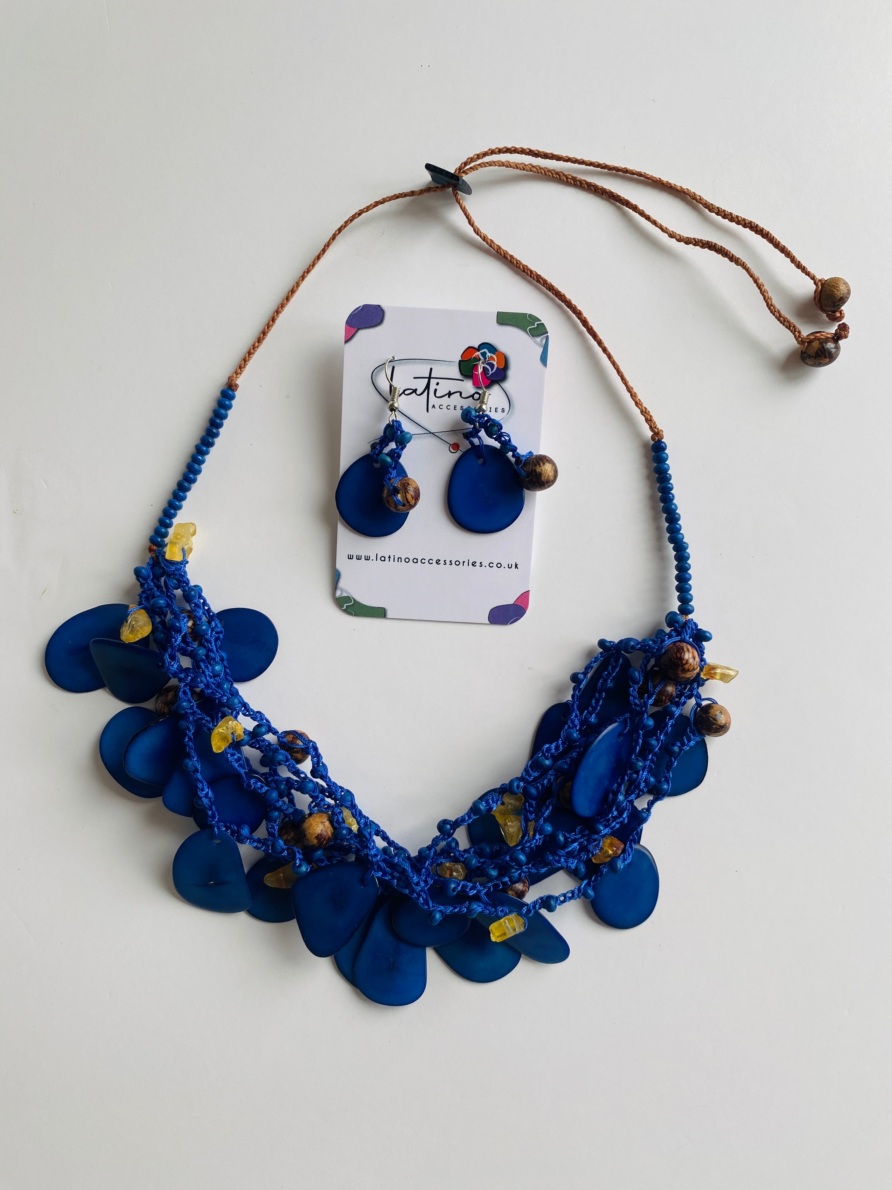 Royal Blue Necklace Set