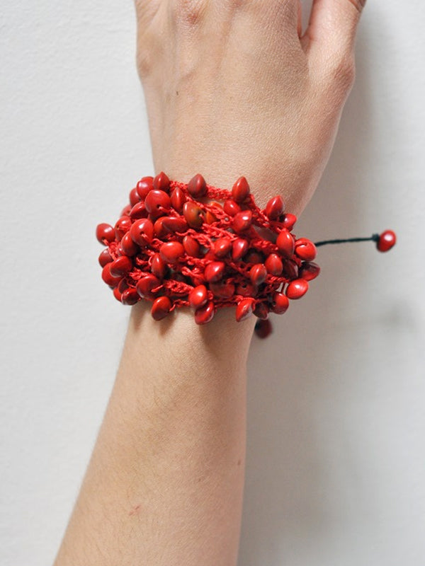 Red Beans Bracelet - Red bracelet